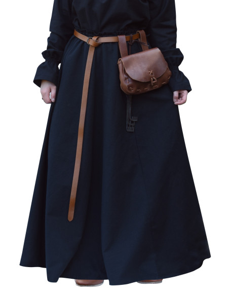 Saia medieval comprida de corte...