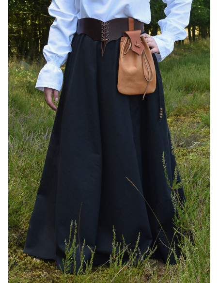 Saia medieval comprida de corte...