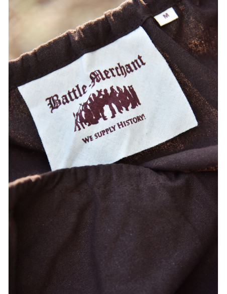 Vestido medieval Ana, castanho