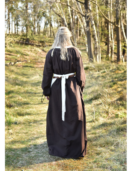Vestido medieval Ana, castanho