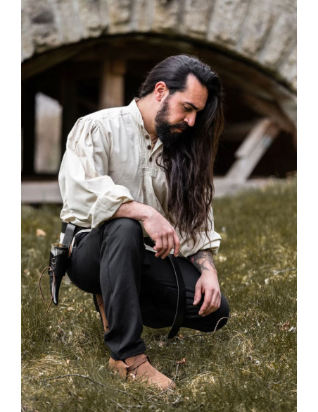 Camisa medieval larga Oswald, cor...