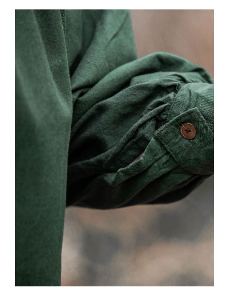 Camisa medieval com laços modelo...