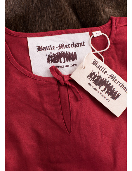 Túnica medieval para criança modelo...