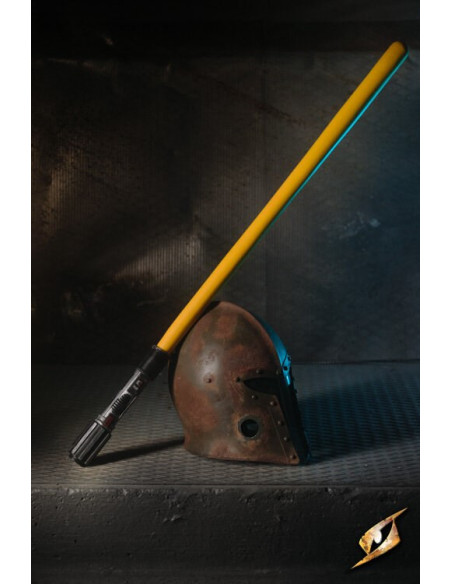 Espada Laser Vilão, cor amarela, 100 cm.