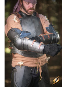 Protetores de braço de aço preto da série Captain, Epic... 2