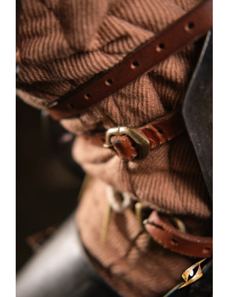 Protetores de braço de aço preto da...