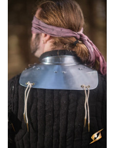 Gorget em aço polido série Captain, Epic Armory 2