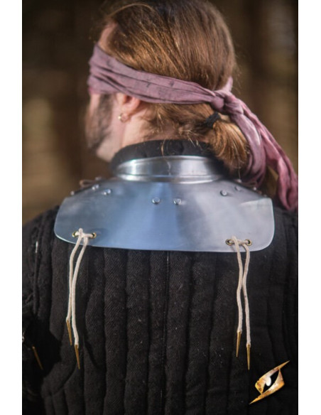 Gorget em aço polido série Captain,...