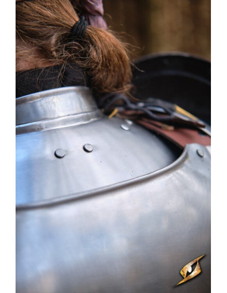 Gorget em aço polido série Captain,...