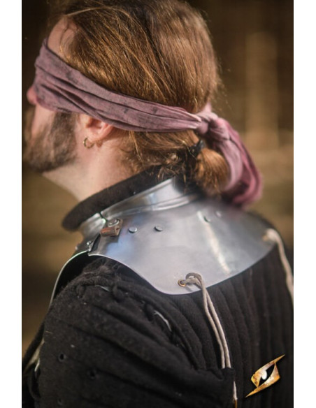 Gorget em aço polido série Captain,...