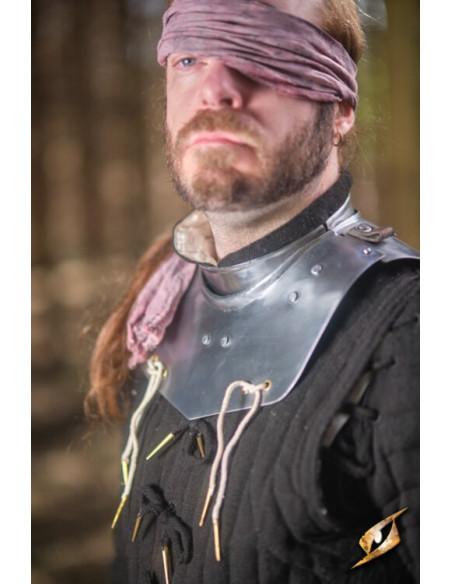 Gorget em aço polido série Captain,...