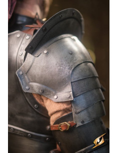 Dragonas em aço preto série Epic Captain, Epic Armory 2