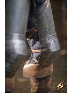 Protetores de perna de aço preto da série Captain, Epic... 2