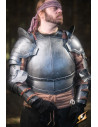 Peitoral de aço escuro da série Captain, Epic Armory