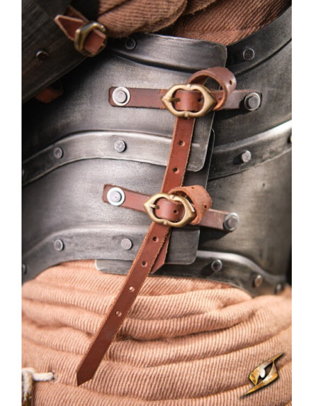 Peitoral de aço escuro da série...