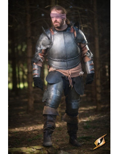 Conjunto completo em aço escuro da série Captain, Epic...