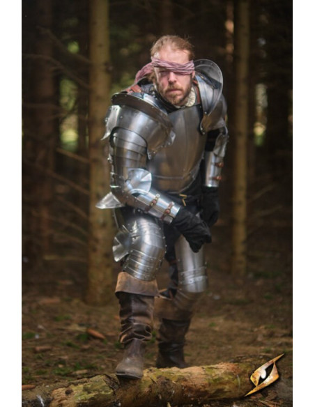 Conjunto completo em aço polido da...