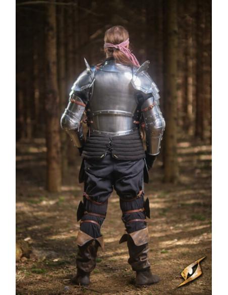 Conjunto completo em aço polido da...