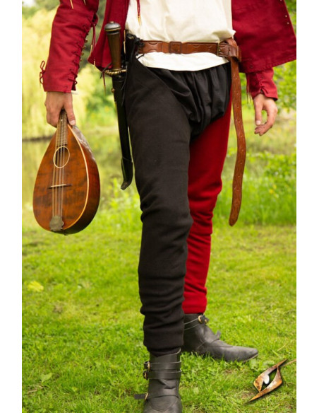 Legging vintage épica de lã preta