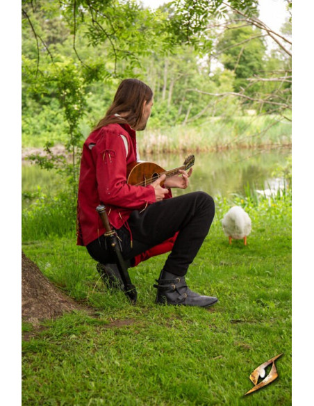 Legging vintage épica de lã preta