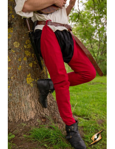 Leggings vintage de algodão na cor Vermelho Imperador