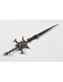 Espada em miniatura de World of Warcraft Frostmourne com suporte
