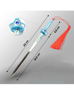 Espada em miniatura Sword Art Online Asuna com suporte 2