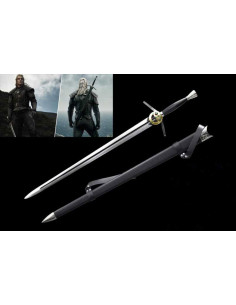 Lâmina dobrada funcional da espada de Geralt de Rivia-The Witcher