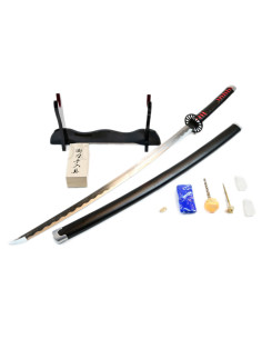 Conjunto de katanas forjadas à mão Kamado Tanjirou, Demon...