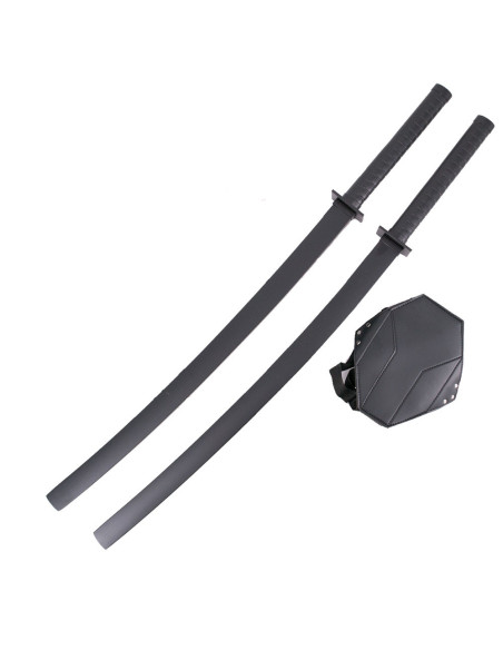 Set 2 katanas DeadPool com mochila...