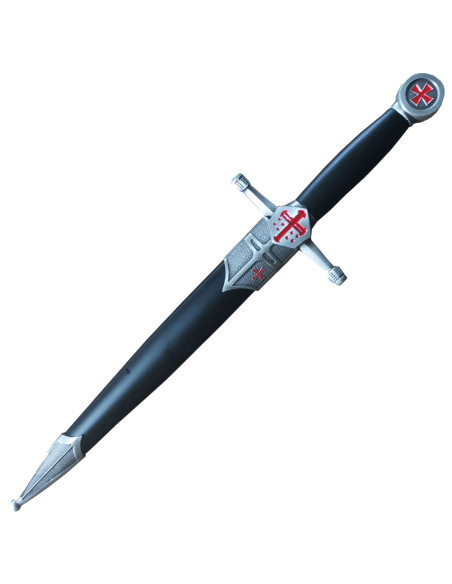 Adaga decorativa cruz e capacete...