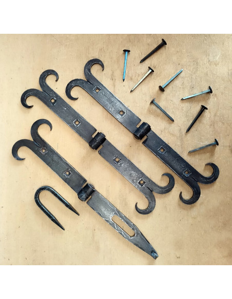 Conjunto de 2 dobradiças de bigode...