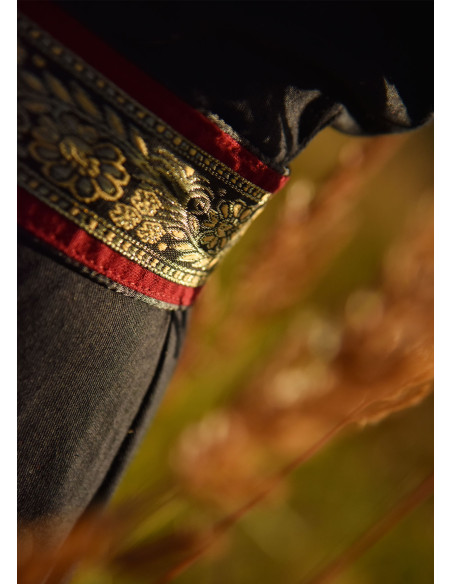 Cinto feminino medieval em tecido com...