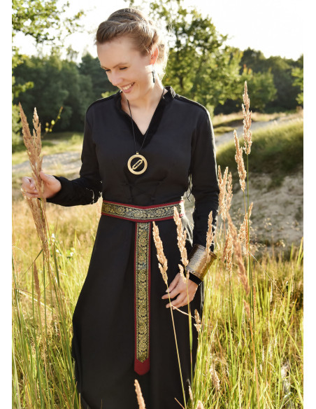 Cinto feminino medieval em tecido com...