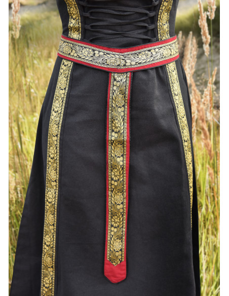 Cinto feminino medieval em tecido com...