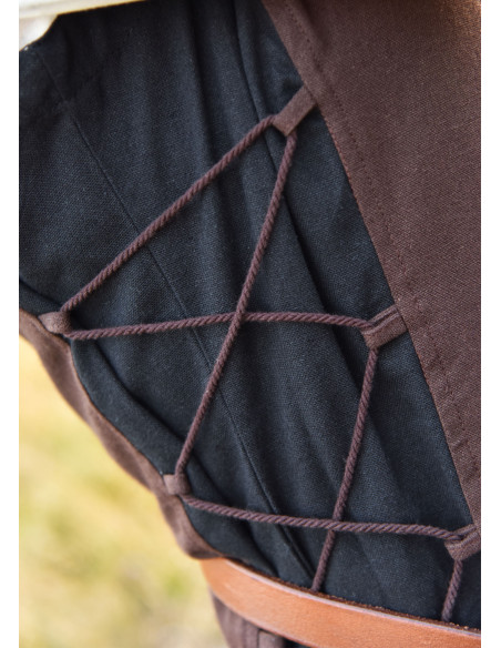 Jarle vestido medieval sem mangas em...