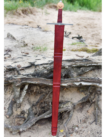 Armando a espada medieval de Lübeck...