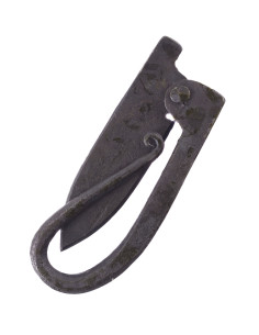 Faca medieval de ferro forjado à mão, com bainha 2