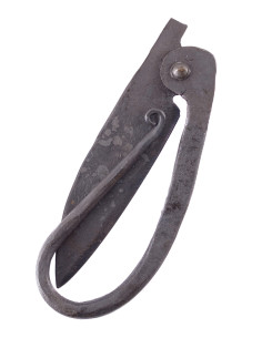 Faca medieval de ferro forjado à mão, com bainha 2
