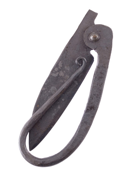 Faca medieval de ferro forjado à mão,...