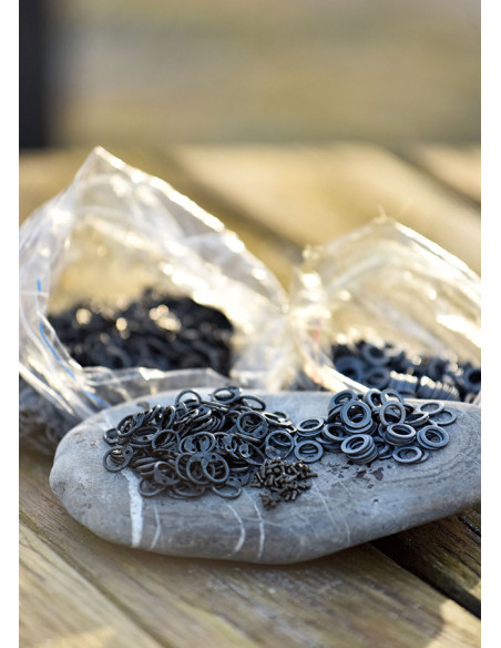 Saco de 1 kg de anéis de cota de...