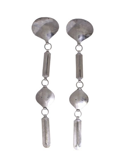 Armadura tipo Jack Chains em aço 2mm.