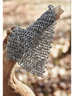 Cota de malha de alumínio 20 x 20 cm, argolas orladas 2