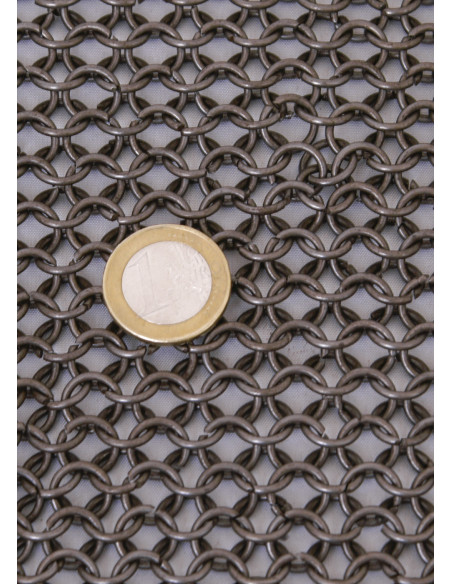 Cota de malha BTW 20 x 20 cm, anéis...