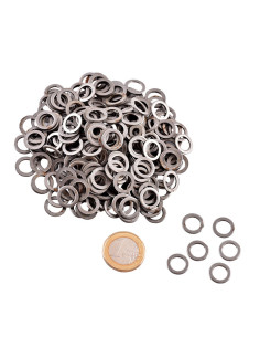 Saco 1kg. com anéis planos para cota de malha