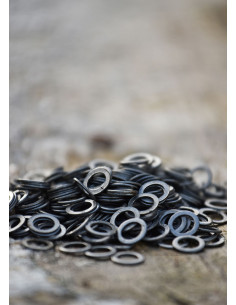 Saco 1kg. com anéis planos para cota de malha 2