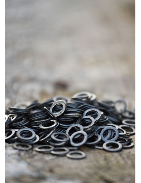 Saco 1kg. com anéis planos para cota...