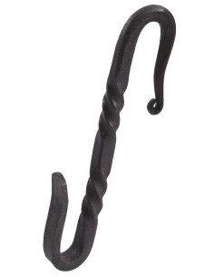 Gancho de cinto de aço forjado à mão