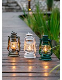 Lâmpada a óleo Feurhand Storm 276, acabamento verde 2