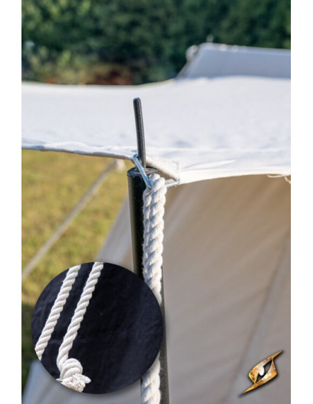 Tenda medieval preta para guerreiros...